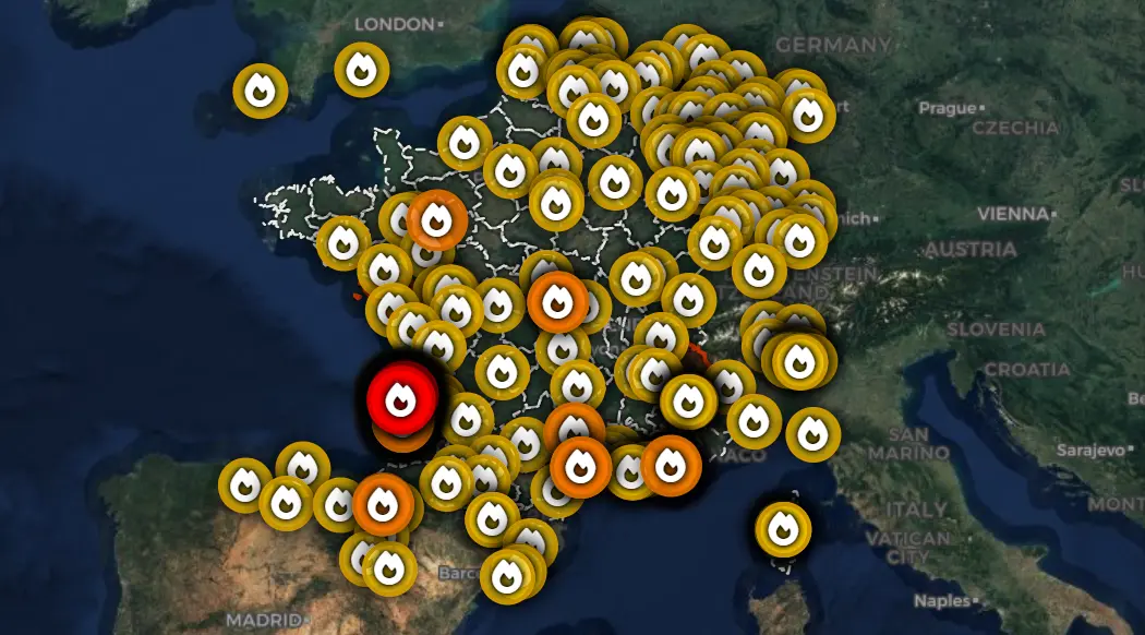 Źródło: incendieencours.fr