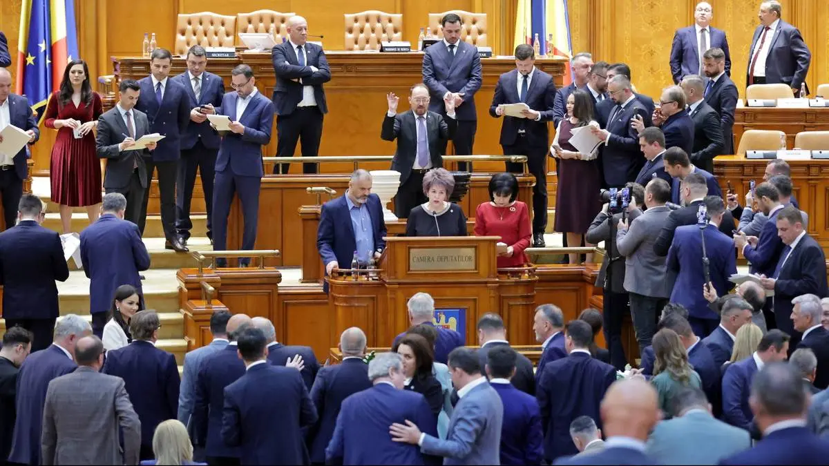 Parlament Rumunii, Źródło: Polsat News