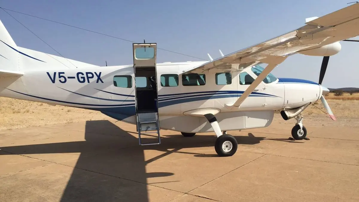 Samolot Cessna 210, Źródło: Polsat News