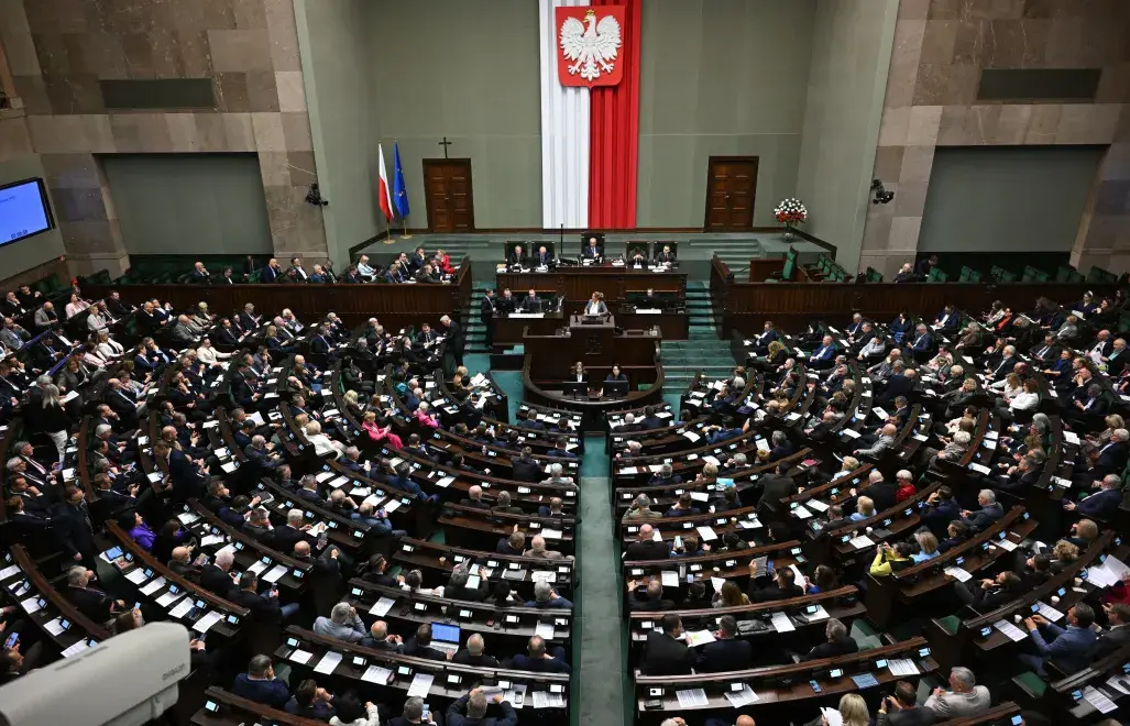 Sala plenarna Sejmu, Źródło: PAP