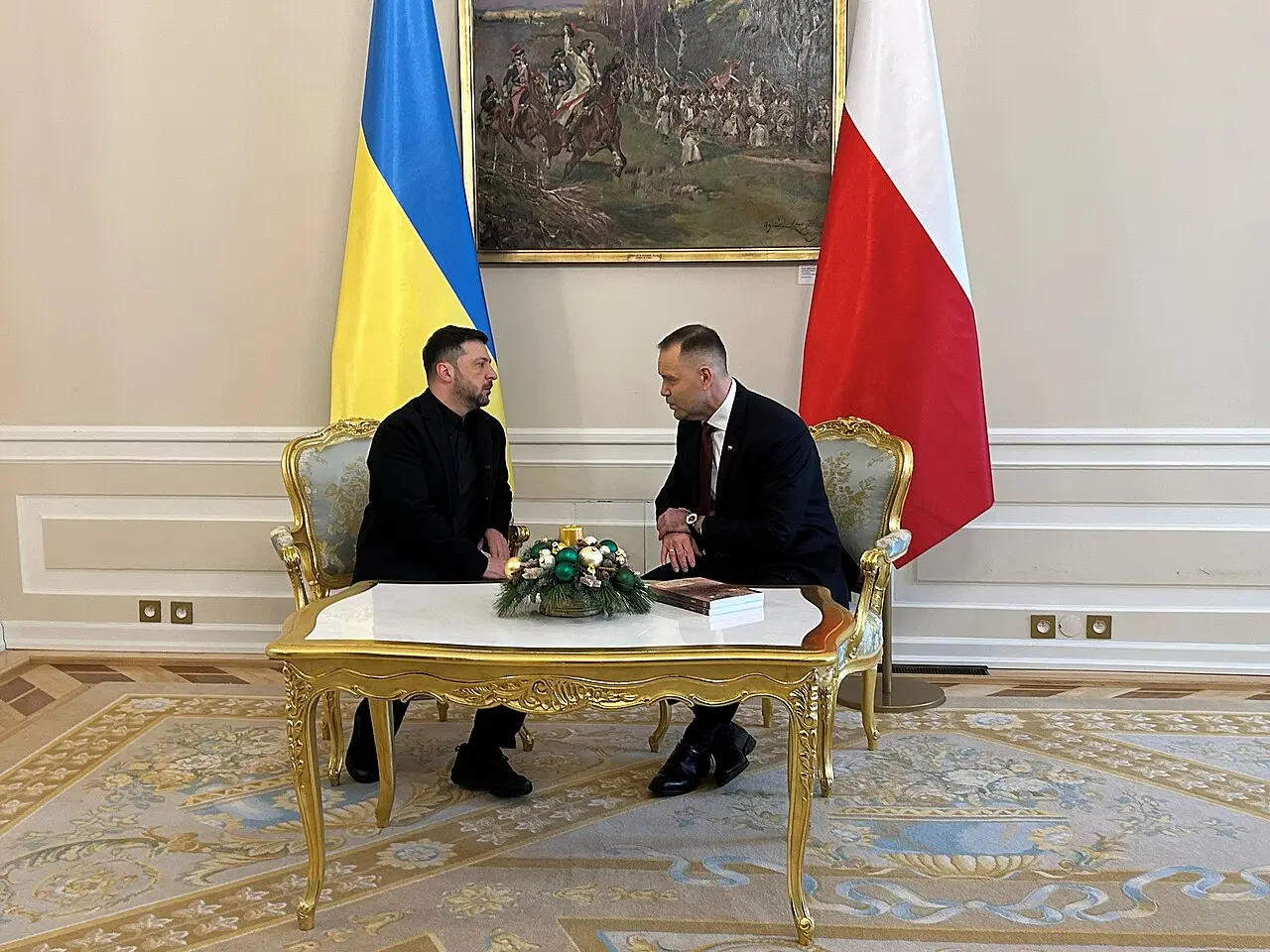 Wołodymyr Zełenski i Karol Nawrocki, Źródło: W2k2 - Praca własna