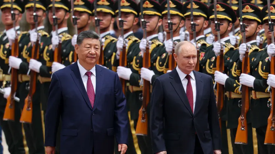 Jinping i Putin, Źródło: East News