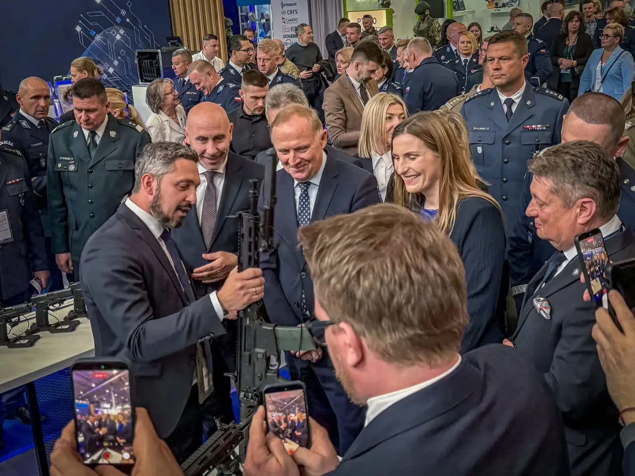 MSBS Grot A3 na targach POLSECURE, Źródło: Facebook (fot. Fabryka Broni "Łucznik" Radom)
