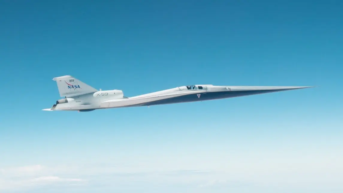 Samolot X-59, Źródło: NASA
